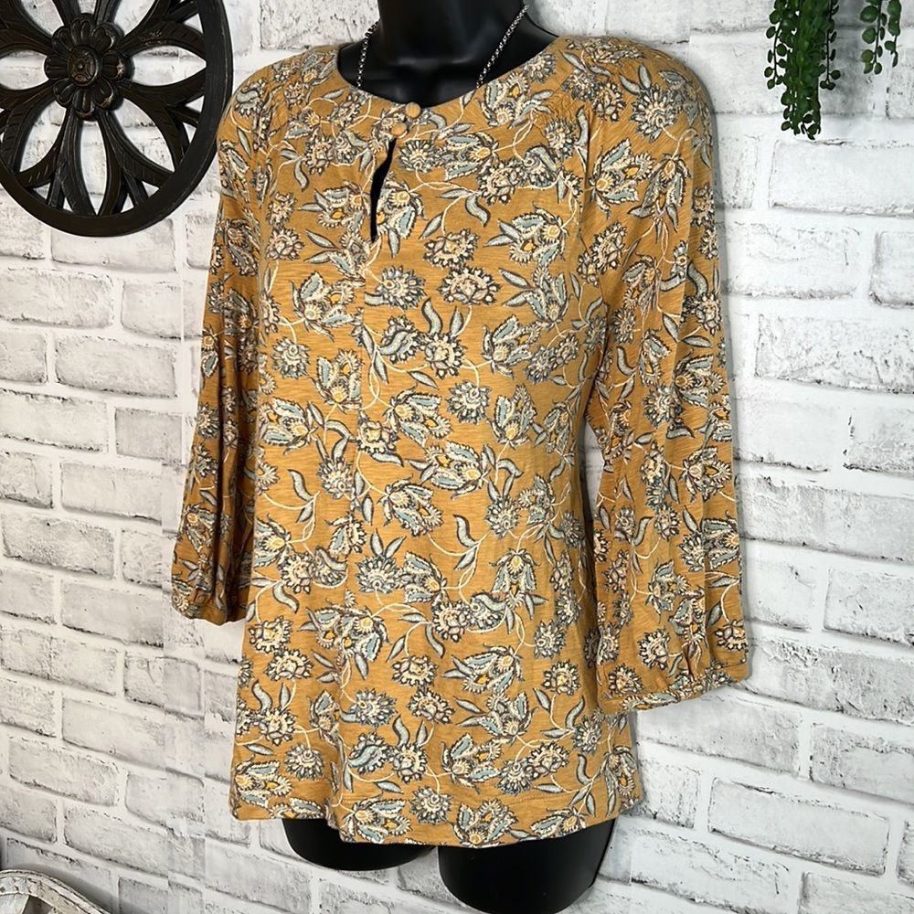 J. Jill Floral Tencel Top
